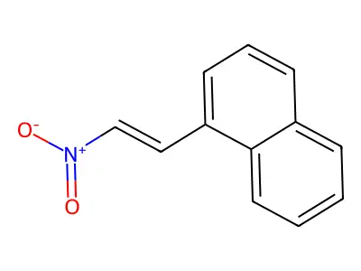 Naphthalene, 1-(2-nitroethenyl)- structure