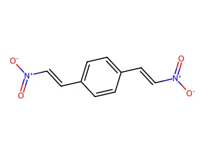 1,4-bis((E)-2-nitrovinyl)benzene structure