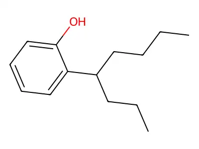 o-(1-Propylpentyl)phenol structure