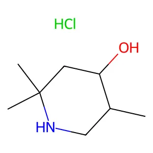 2,2,5-Trimethyl-4-piperidinol hydrochloride structure