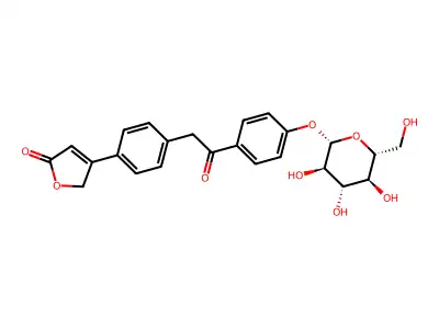 4-({4-[(4-Bromo-2,6-dimethylphenyl)amino]pyrimidin-2-yl}amino)benzonitrile structure