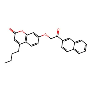 4-Butyl-7-(2-naphthalen-2-yl-2-oxoethoxy)chromen-2-one structure