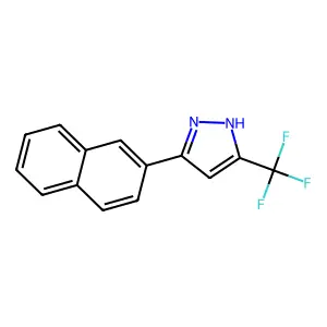 3-(naphthalen-2-yl)-5-(trifluoromethyl)-1H-pyrazole structure
