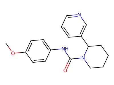 N-(4-methoxyphenyl)-2-pyridin-3-ylpiperidine-1-carboxamide structure