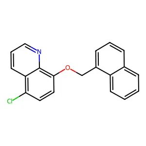 5-Chloro-8-(naphthalen-1-ylmethoxy)quinoline structure