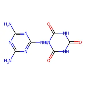 氰尿酸三聚氰胺 structure