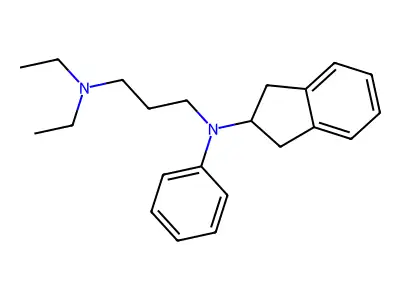 Aprindine structure
