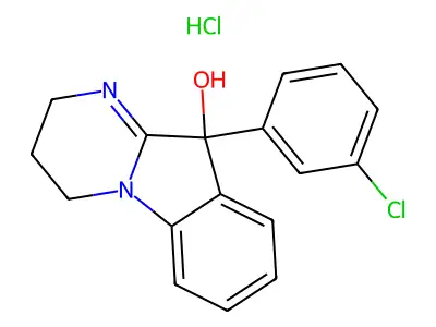 Ciclazindol hydrochloride structure