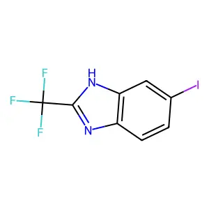 Benzimidazole, 5-iodo-2-(trifluoromethyl)- structure