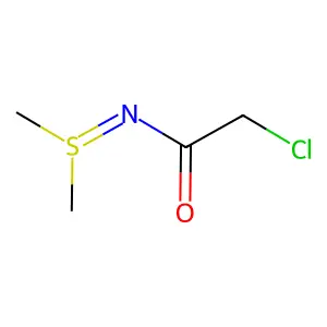 2-chloro-N-(dimethyl-lambda4-sulfanylidene)acetamide structure
