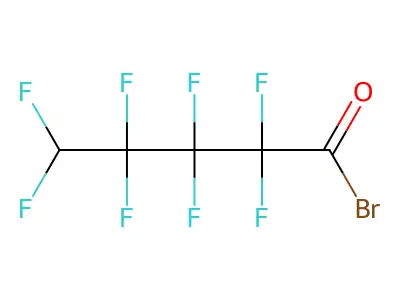 2,2,3,3,4,4,5,5-octafluoropentanoyl Bromide structure