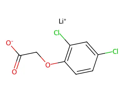 2,4-D-lithium structure