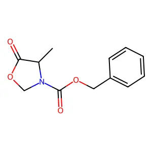 N-Cbz-4-methyl-5-oxooxazolidine structure