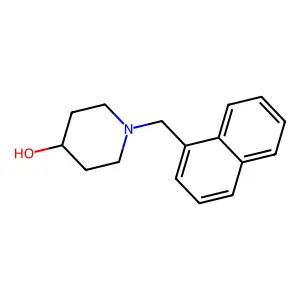 1-(Naphthalen-1-ylmethyl)piperidin-4-ol structure