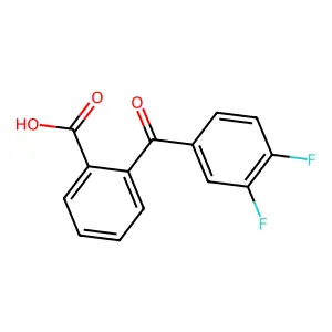 2-(3,4-Difluorobenzoyl)benzoic acid structure