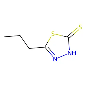 1,3,4-Thiadiazole-2(3H)-thione, 5-propyl- structure