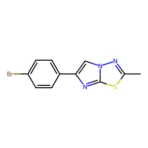 6-(4-Bromophenyl)-2-methylimidazo[2,1-b][1,3,4]thiadiazole structure