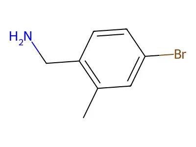4-Bromo-2-methylbenzylamine structure
