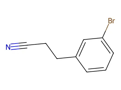 3-(3-Bromophenyl)propanenitrile structure