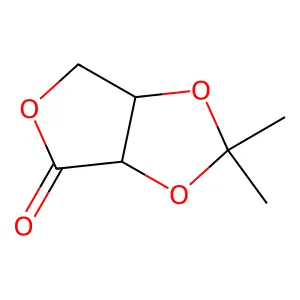 (3aS,6aS)-2,2-dimethyldihydrofuro[3,4-d][1,3]dioxol-4(3aH)-one structure
