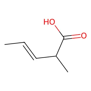 2-甲基戊-3-烯酸 structure