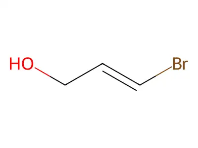 (2E)-3-bromoprop-2-en-1-ol structure