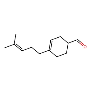3-Cyclohexene-1-carboxaldehyde, 4-(4-methyl-3-penten-1-yl)- structure