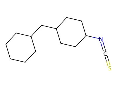1-(Cyclohexylmethyl)-4-isothiocyanatocyclohexane structure