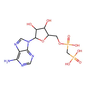 腺苷5'-亚甲基二磷酸 structure