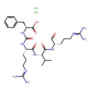 Antipain dihydrochloride structure