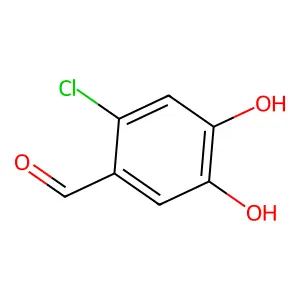 2-Chloro-4,5-dihydroxybenzaldehyde structure