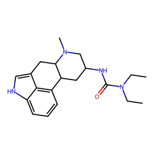 特麦角脲 structure