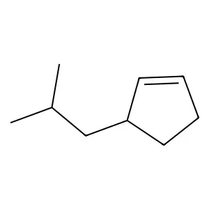3-Isobutyl-1-cyclopentene structure