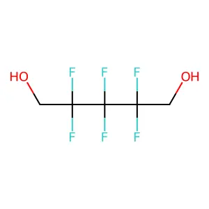 Hexafluoroamylene glycol structure