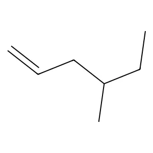 4-Methyl-1-hexene structure