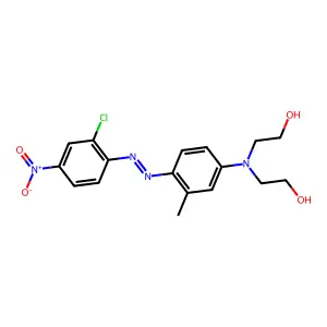 2,2'-((4-((2-Chloro-4-nitrophenyl)azo)-3-methylphenyl)imino)bisethanol structure