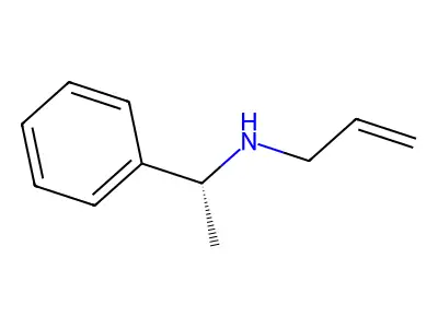 (R)-(+)-N-allyl-alpha-methylbenzylamine structure