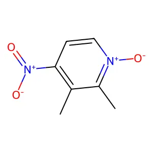 2,3-Dimethyl-4-nitropyridine-N-oxide structure