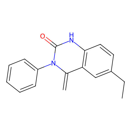 6-ethyl-4-methylene-3-phenyl-3,4-dihydroquinazolin-2(1H)-one structure