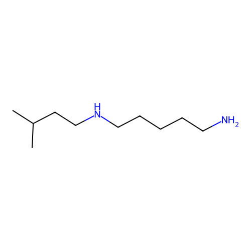 N-(3-methylbutyl)pentane-1,5-diamine structure