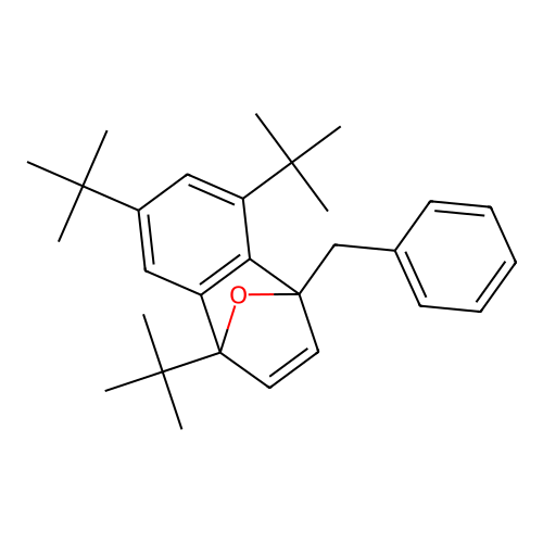 1,4-epoxynaphthalene,1,5,7-tris -1,4-dihydro-4- structure
