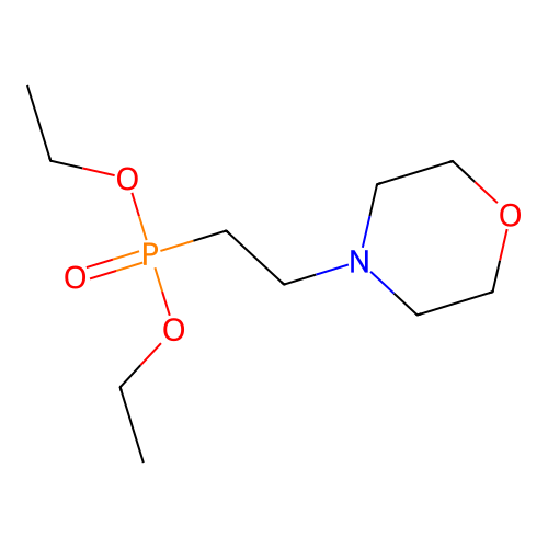 Diethyl 2-morpholinoethylphosphonate structure
