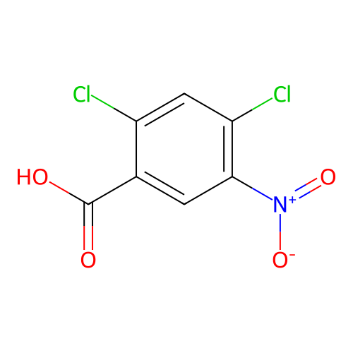 2,4-Dichloro-5-nitrobenzoic acid structure