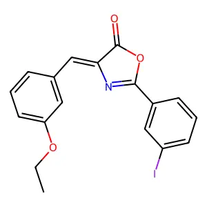 (4Z)-4-[(3-ethoxyphenyl)methylidene]-2-(3-iodophenyl)-1,3-oxazol-5-one structure