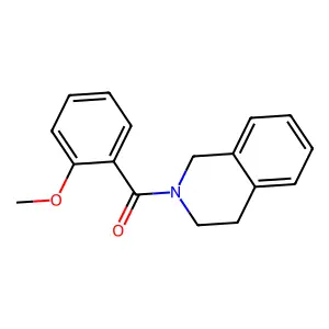 3,4-dihydro-1H-isoquinolin-2-yl-(2-methoxyphenyl)methanone structure