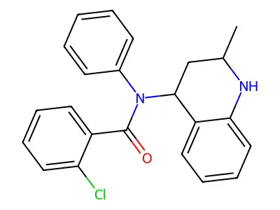 2-chloro-N-(2-methyl-1,2,3,4-tetrahydroquinolin-4-yl)-N-phenylbenzamide structure