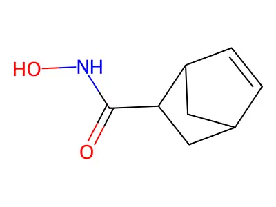 N-hydroxybicyclo[2.2.1]hept-5-ene-2-carboxamide structure