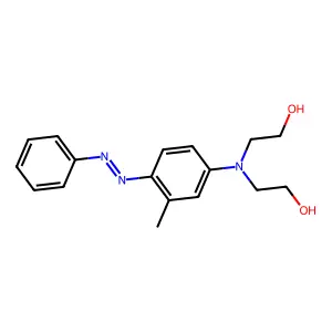 2,2'-((3-Methyl-4-(phenylazo)phenyl)imino)bisethanol structure