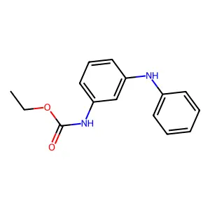 Ethyl 3-anilinophenylcarbamate structure