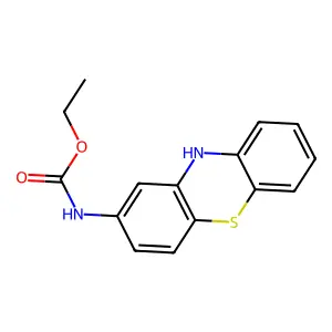 Ethyl N-(10H-phenothiazin-2-yl)carbamate structure